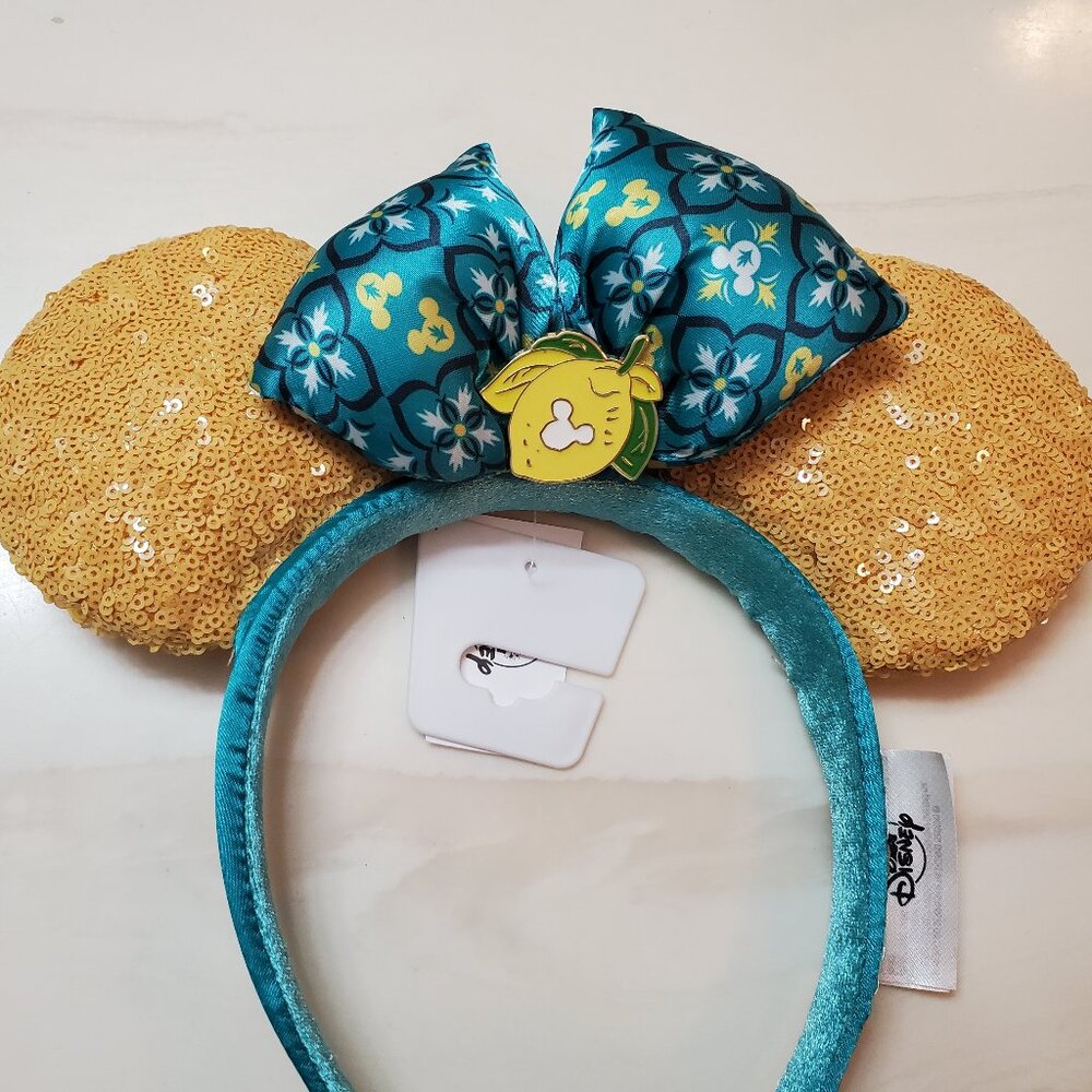 Disney Parks Lemon 🍋 Sequined Ears - Brand New with Tags